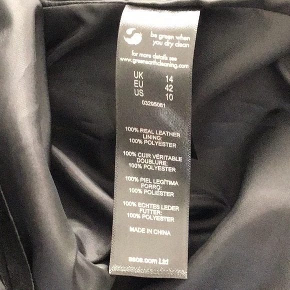 ASOS Black Leather Suede Fringe Top - Picture 9 of 13